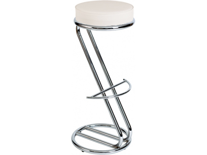 Tabouret Zurich | En Z, simili cuir | H82xD34cm